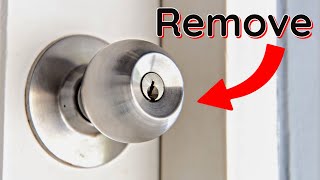 How To Remove Door Knob Easy Simple