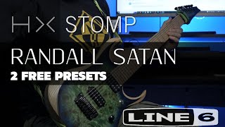 Line 6 HX Stomp Randall Satan Metal Guitar Tone | Free