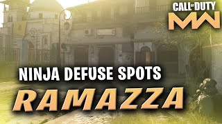 MW Ninja Defuse Spots Ramazza (Best Spots for Defuses)