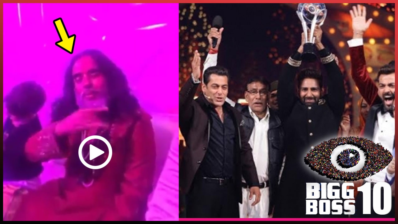 OMG!!  This Is Where -Swami Om During Bigg Boss10 Grand Finale