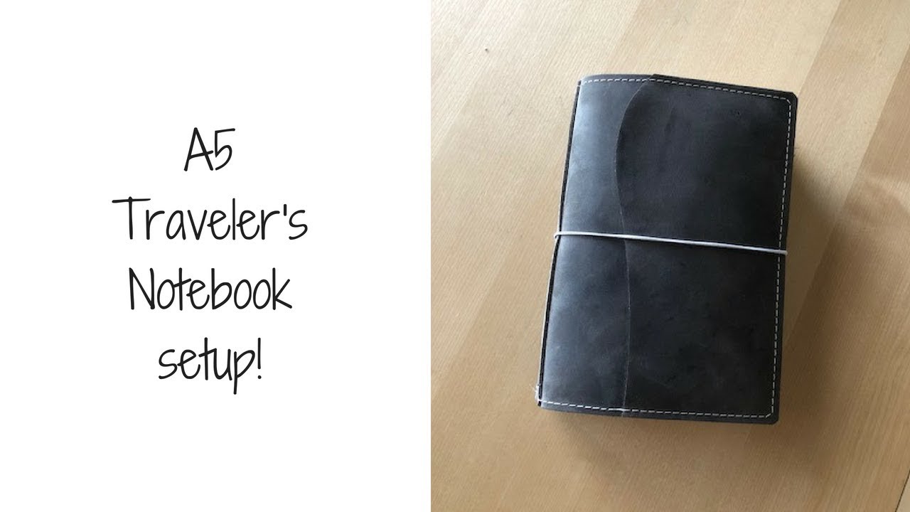 A5 Traveler's Notebook setup! - YouTube