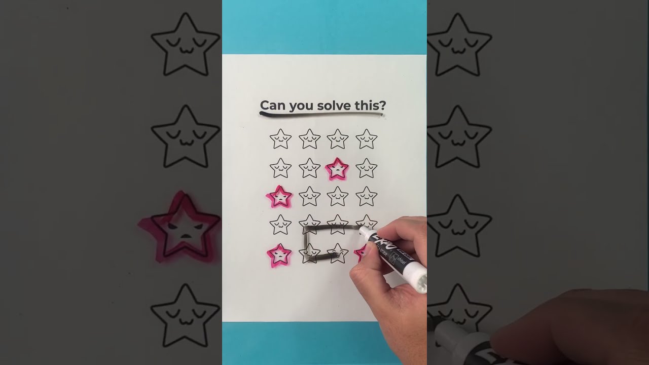 Can You Connect All The Stars Without Crossing A Line Try Now 