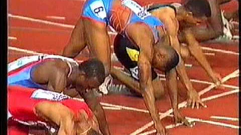 1990 Zurich  Leroy Burrell v Linford