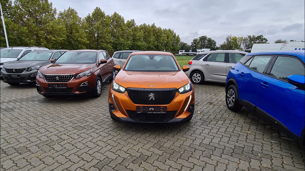 Peugeot 08 Active 1 2 Puretech 100 Fusion Orange Youtube