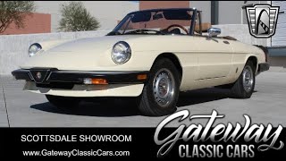 1985 Alfa Romeo Spider Stock #1387-SCT