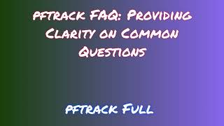Simplified Installation Guide for pftrack 2024: Quick and Easy Steps