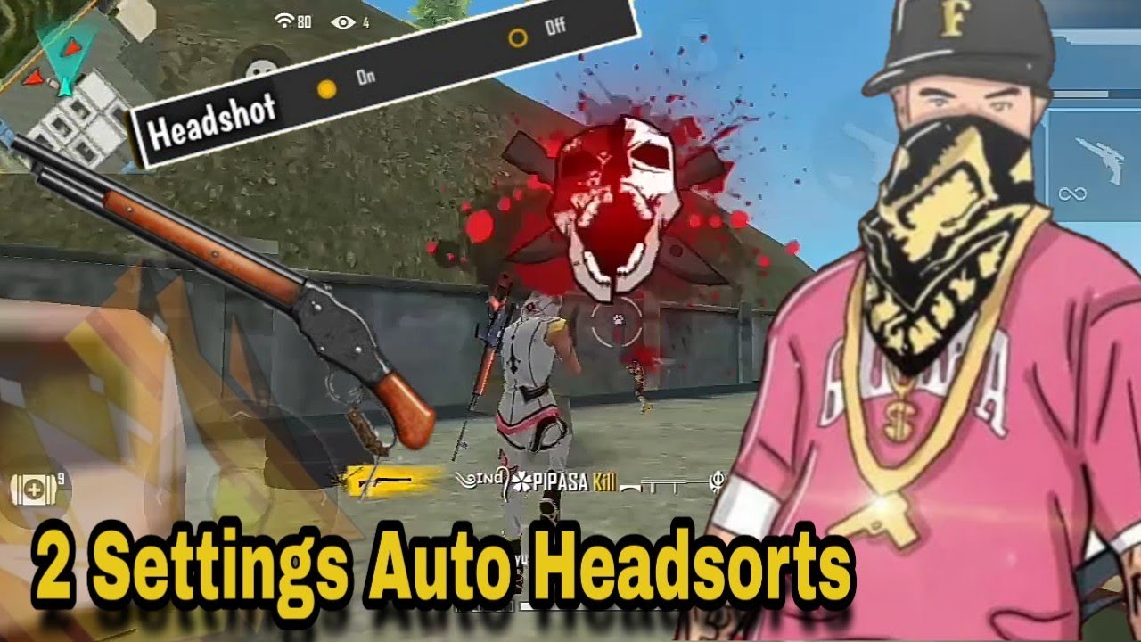 New Bug Headsort Setting M1887 Freefire ||(Raistar face reveal) New Script & Secret 🔥