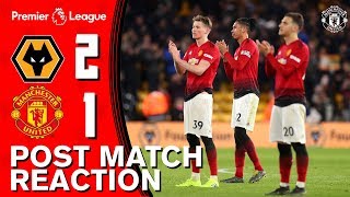 Solskjaer and McTominay upbeat despite defeat | Wolves 2-1 Manchester United | Reaction