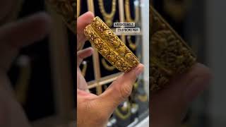 Simple 23Grams Pure Antique D Bangles Design For Womens Grandmas Girls Aunties