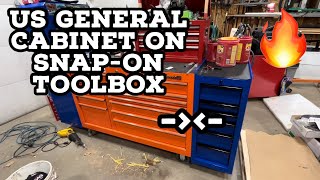 US General End Cabinet Series 3 On SnapOn Toolbox