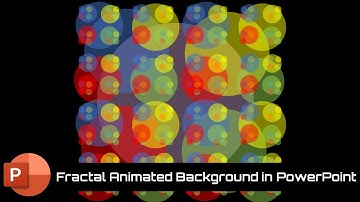 Fractal Animated Background in PowerPoint Tutorial
