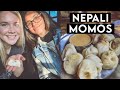 FOREIGNER LEARNS HOW TO MAKE NEPALI MOMOS - Kathmandu🇳🇵