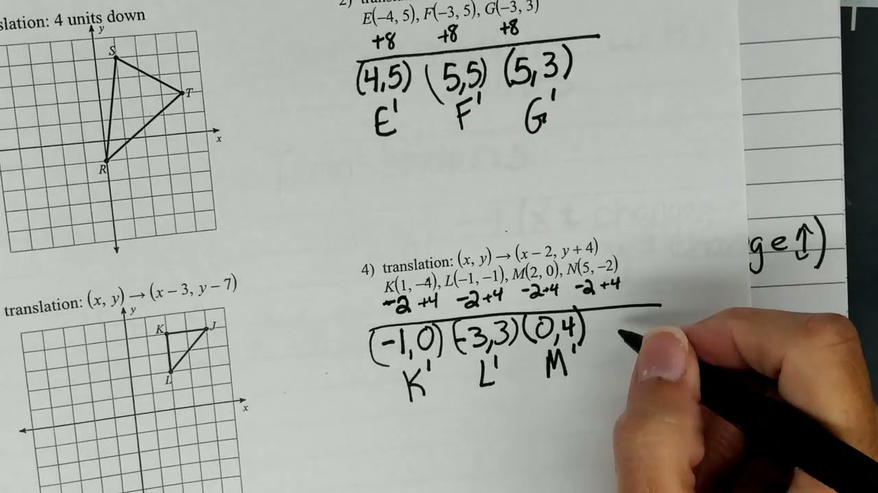 Transformations with Points - Yellow