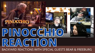 PINOCCHIO Movie Trailer Reaction:  With guests Bear and Freeburg from TCB Reacts