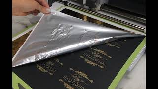 how to use the cricut foil transfer system