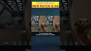 Changes and Bug Fixes in new patch 12.06