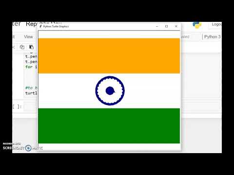 Happy 72nd Republic Day To All.. This Flag Designed Using Python Programming..Happy Leaning To All