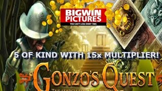 Gonzo's Quest - 5 Of Kind With 15x! screenshot 2