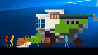 Minecraft Animasyonu - 16 Bolum - İnșaat Yarıșması Ii - Parça