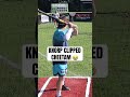 Jimmy Knorp Imitates Hitter for Out 😂