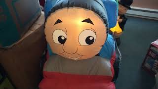 2010 Gemmy Christmas Airblown Inflatable 55ft Thomas The Tank Engine Review