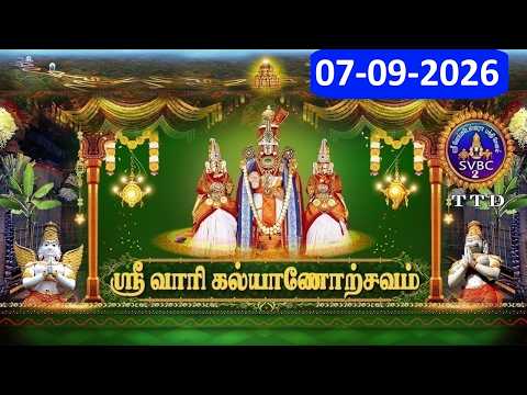 Srivari Kalyanotsavam || Tirumala || 07-09-2026 || SVBC2 Tamil || SVBC TTD