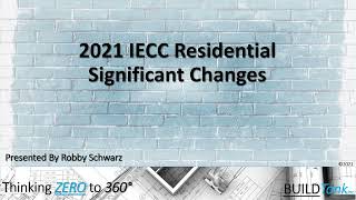 2021 IECC Residential Provisions