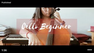 Vlog Practice Week 10 // Cello Beginner 練習日常。La Vie En Rose