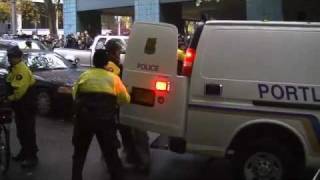 Occupy Portland: 4 hour-long rally and march from PSU includes arrest