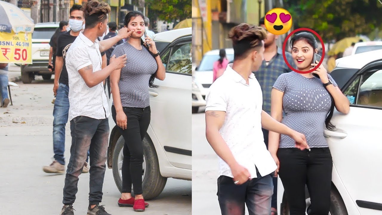 😯Pulling Stranger Cheeks Gone Wrong || Classyharsh