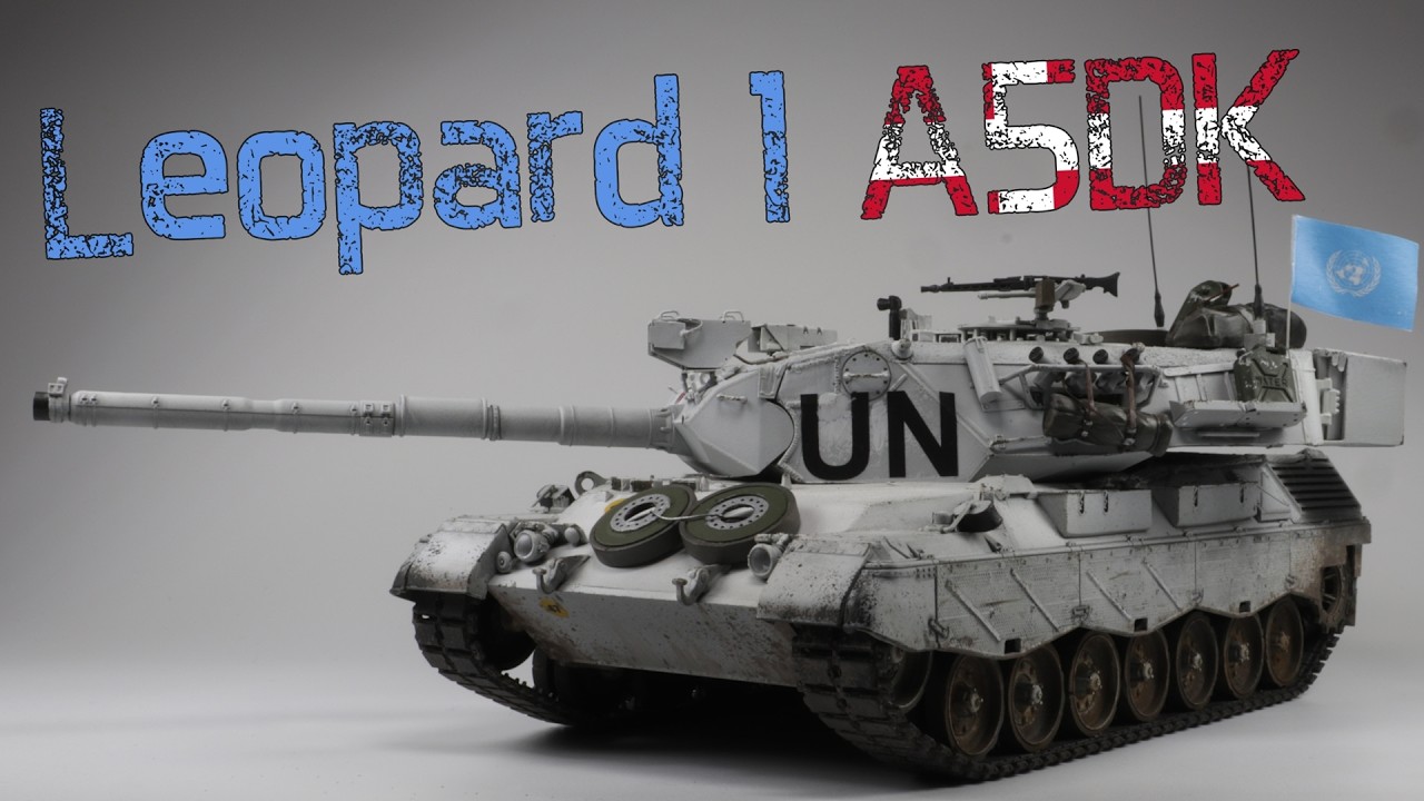 Leopard 1 A5DK - Part 2 Painting/Weathering- Meng 1/35