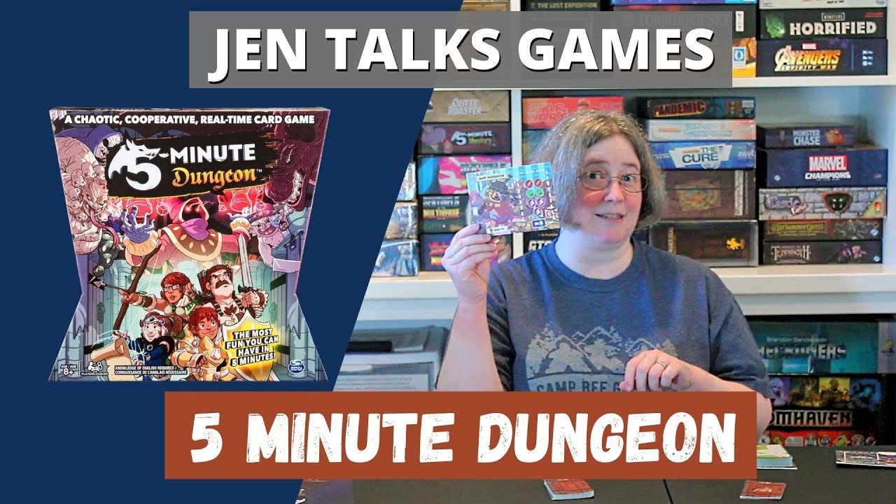 5 Minute Dungeon Review - Jen Talks Games