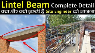 Lintel Beam Complete Details ! Basic to Advance knowledge for Civil Engineer || By CivilGuruji