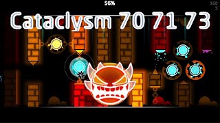 Geometry Dash: Cataclysm Progression | New Best Milestones: 70, 71, 73