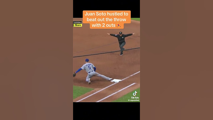 Soto finally ran to first #baseballszn #baseball #mlb