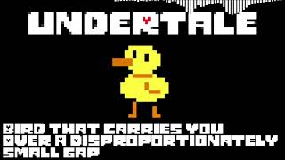 【Minecraft 音ブロック風】Undertale「Bird That Carries You Over A Disproportionately Small Gap」