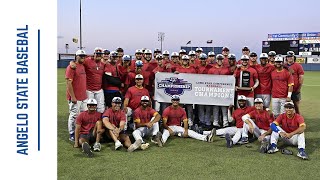 ANGELO STATE BASEBALL: LSC TOURNAMENT CHAMPIONS | Full Highlights | May 14, 2022
