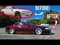 Building a Bagged, Big Single Turbo 1JZ Toyota Soarer in 30 minutes! 2 years of work in 1 Montage!