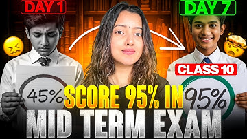 7 Day Strategy to Score 95+ in Half Yearly Exam 🤯🔥All Subjects ✅ CBSE Class 10 | Board Exam 2026 ✨