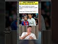 Robert Lewandowski Admits Messi and Cristiano Ronaldo Were on Another Level 🐐👀 #shorts