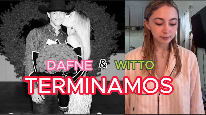 DAFNE y WITTO TERMINARON / VIDEO COMPLETO