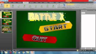 Power point game tutorial 1 - Make a menu