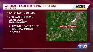 Lexington woman’s body found next day on sidewalk after she was hit by car