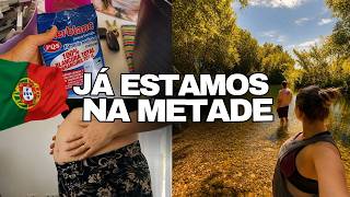 DE REPENTE, TUDO FICOU MAIS REAL ❤️ Metade da gravidez chegou! NOSSA ROTINA MORANDO EM PORTUGAL 