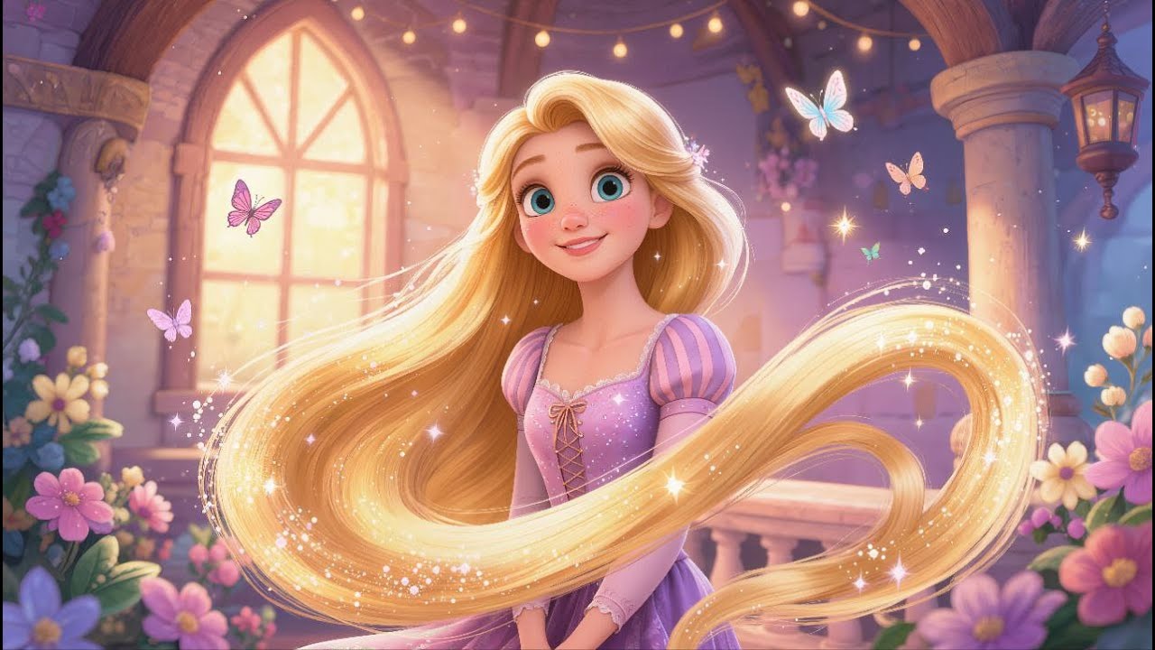 Rapunzel – The Princess with Enchanted Hair 🧚‍♀️