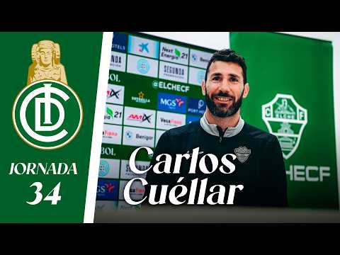 RUEDA DE PRENSA | Carlos Cuéllar habla sobre el Elche Ilicitano - CD Quintanar del Rey | Jornada 34