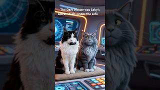 🌌 Scientists Finally Solved Dark Matter... #catsinspace  #comedyshorts #youtubeshort  #TheMeowkyWay