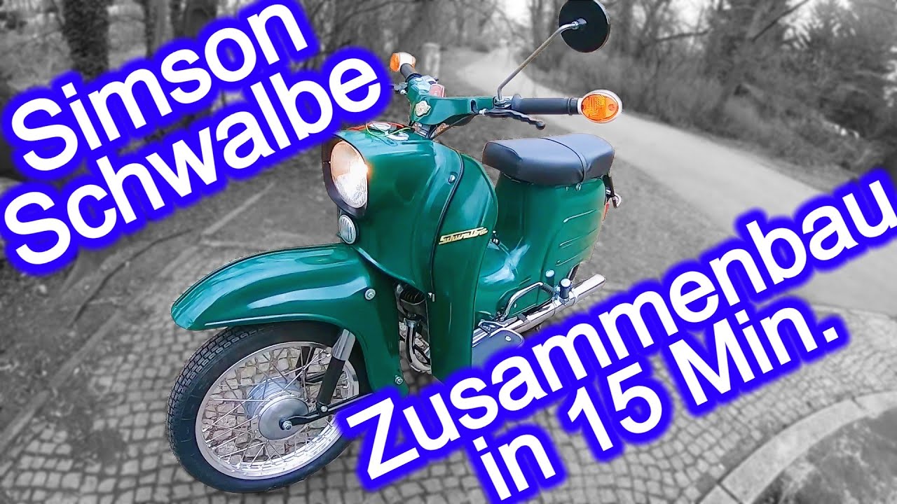 Simson Schwalbe: Zusammenbau IN 15 MINUTEN- Die KR51/1 Express-Restauration