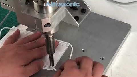 New Type of Ear Loop Mask Ultrasonic Spot Welding Machine 35kHz / 30kHz（HD）