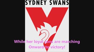 Video thumbnail of "Sydney Swans theme song (Lyrics) AFL Sing-A-Long"